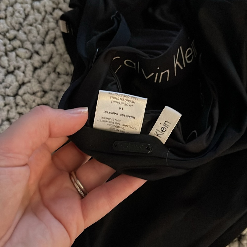 Calvin Klein Black One Piece Swimsuit - Picture 4 of 4